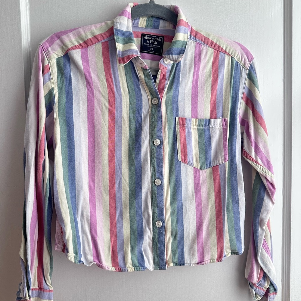 Abercrombie & Fitch - Retro 90s Multicolor Plaid Shirt